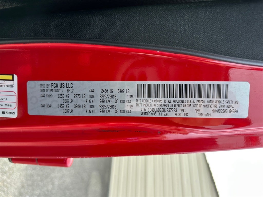 2017 Jeep Wrangler Unlimited Sport