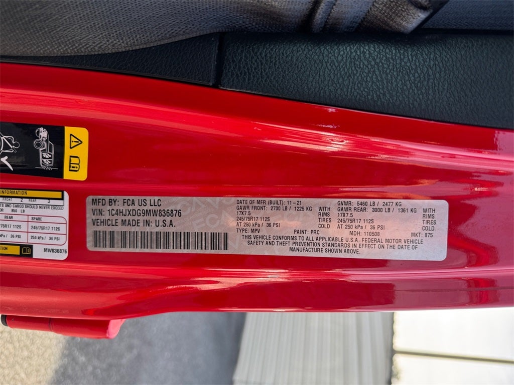 2021 Jeep Wrangler Unlimited Sport S