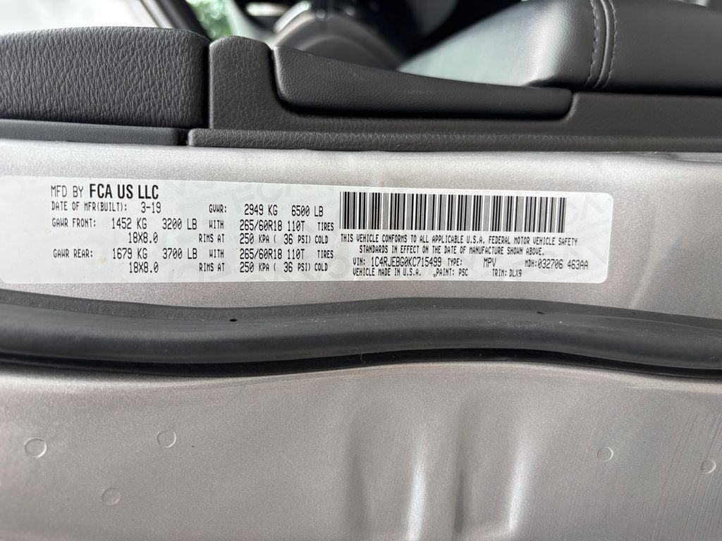 2019 Jeep Grand Cherokee Limited