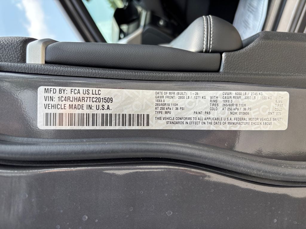 2026 Jeep Grand Cherokee Altitude