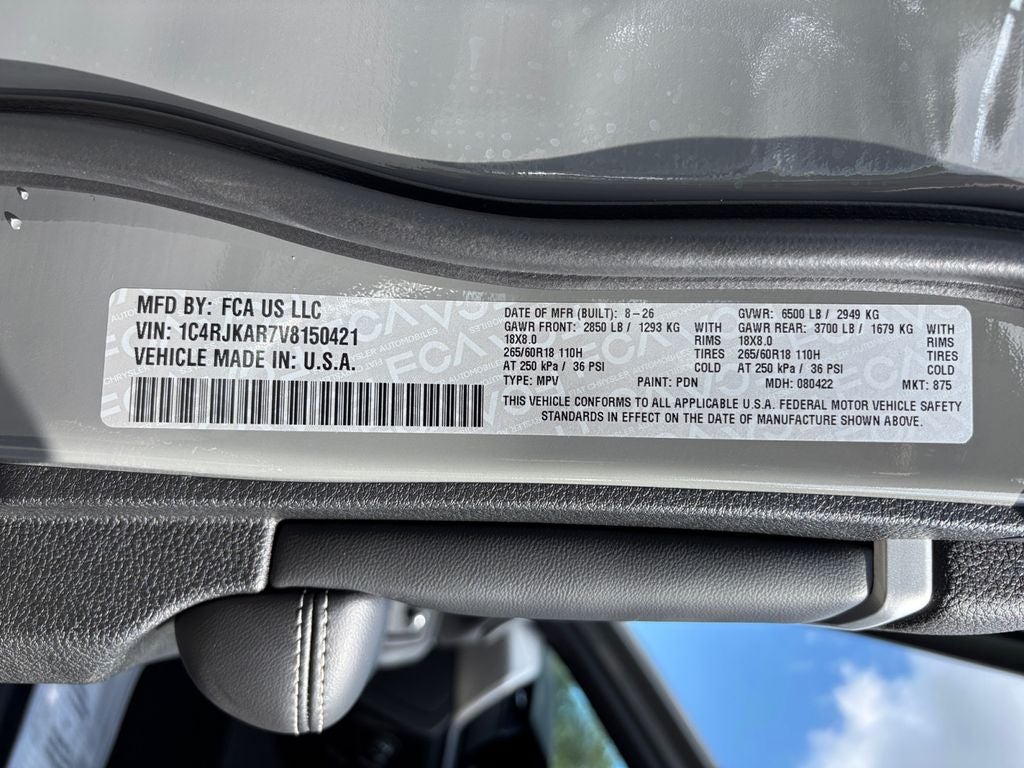2027 Jeep Grand Cherokee L Laredo Altitude