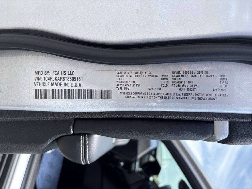 2026 Jeep Grand Cherokee L Altitude