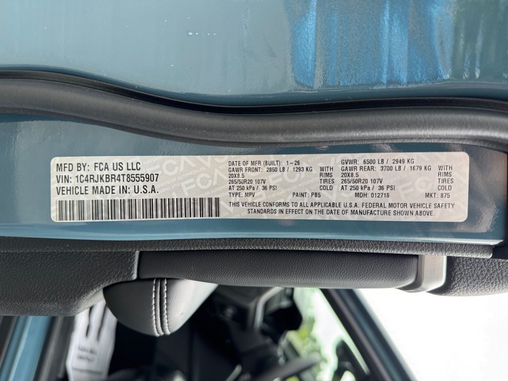 2026 Jeep Grand Cherokee L Limited ON THE LOT!!