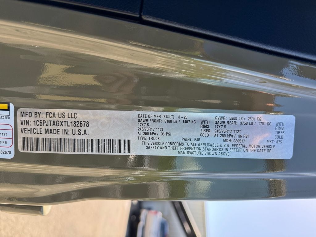 2026 Jeep Gladiator Sport S