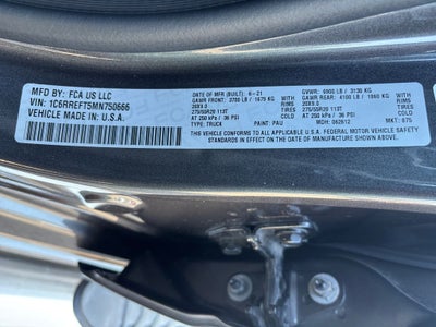 2021 RAM 1500 Big Horn/Lone Star