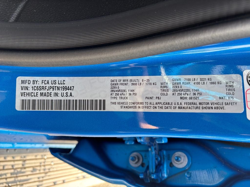 2026 RAM 1500 Laramie FACTORY LIFT AND TIRES