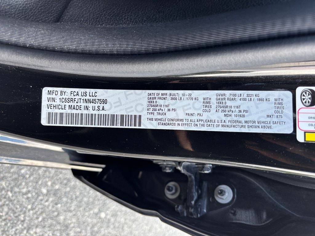 2022 RAM 1500 Laramie