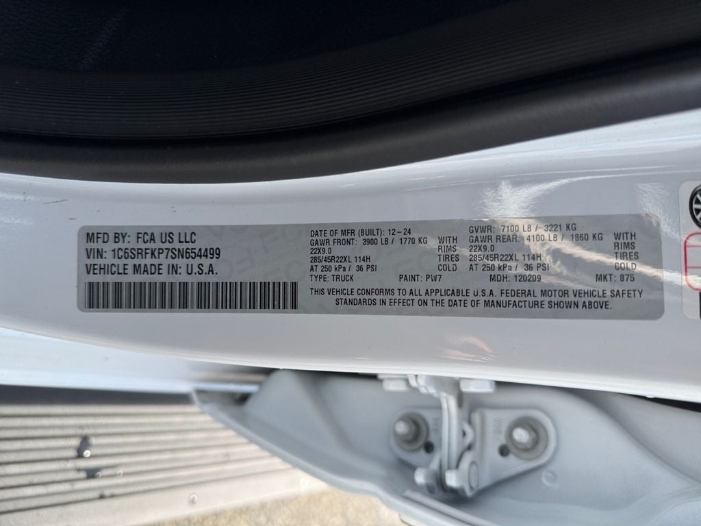 2025 RAM 1500 Tungsten