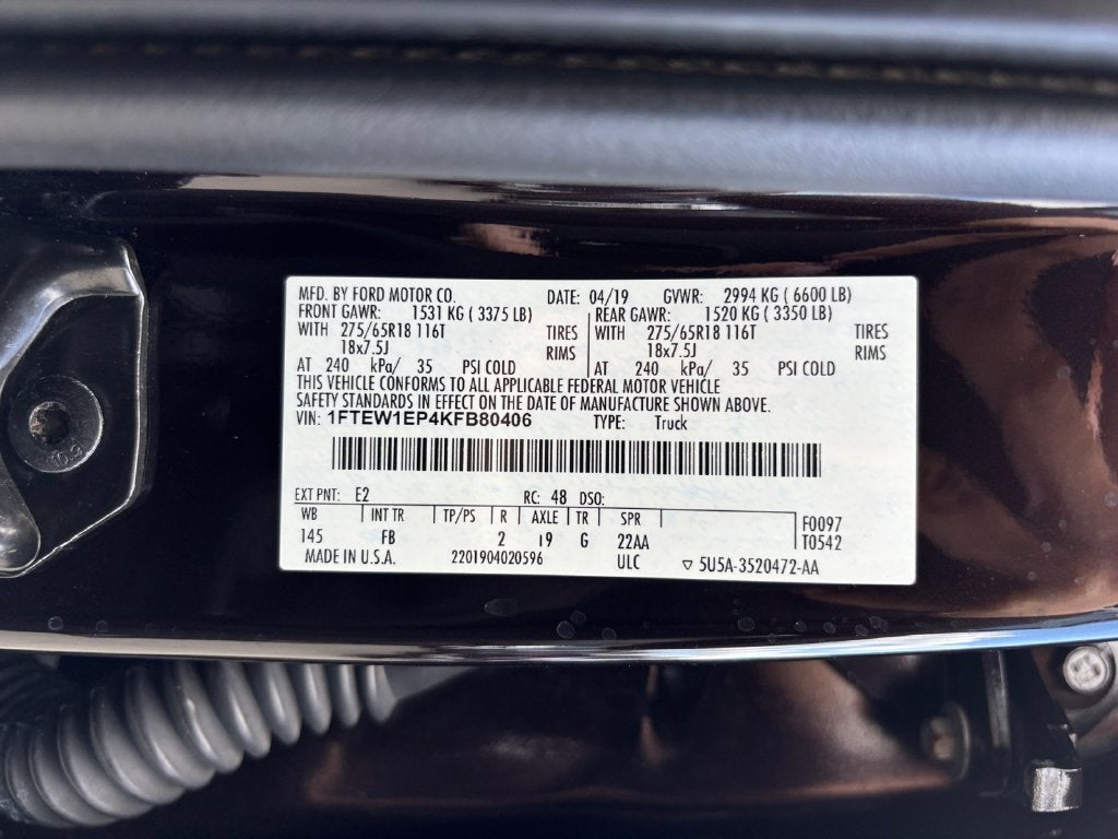 2019 Ford F-150 XLT