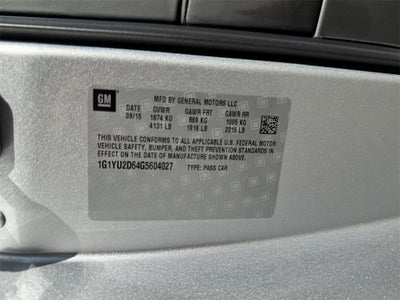 2016 Chevrolet Corvette Z06 3LZ