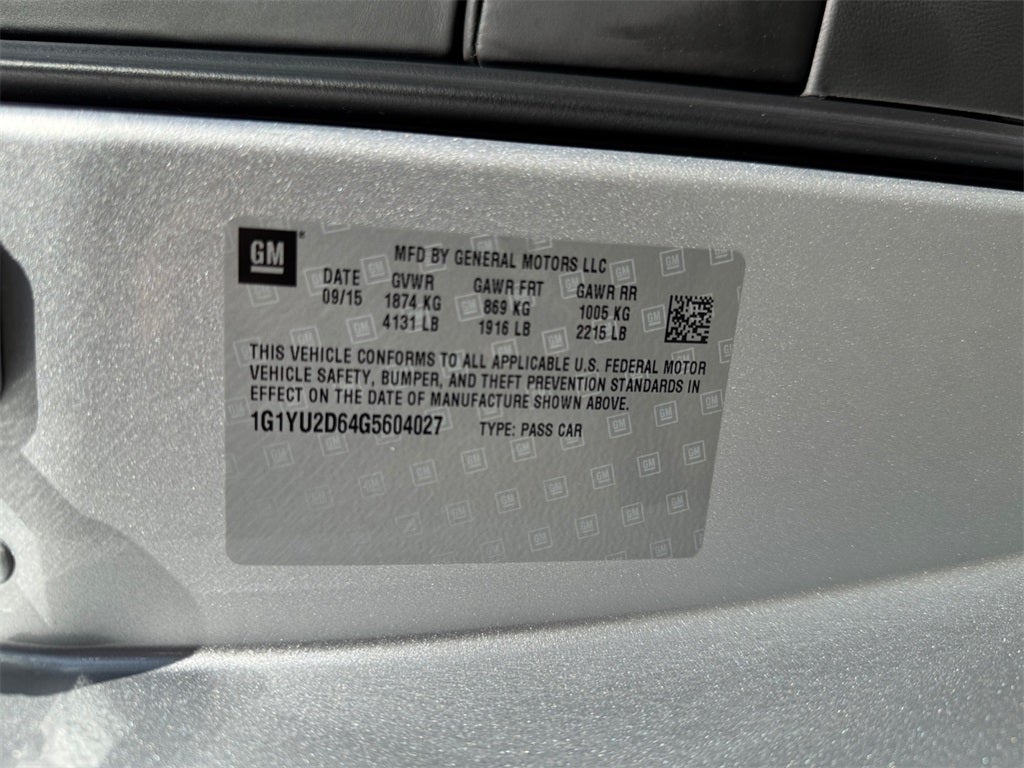 2016 Chevrolet Corvette Z06 3LZ