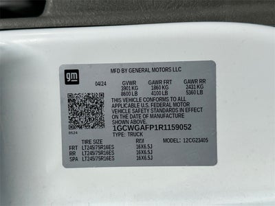 2024 Chevrolet Express 2500 Work Van Cargo