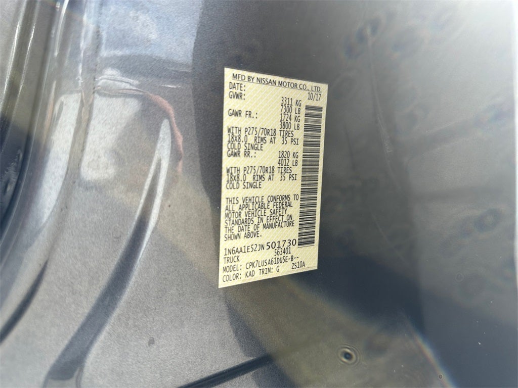 2018 Nissan Titan PRO-4X