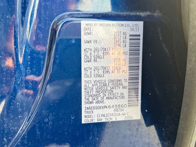 2023 Nissan Frontier PRO-4X