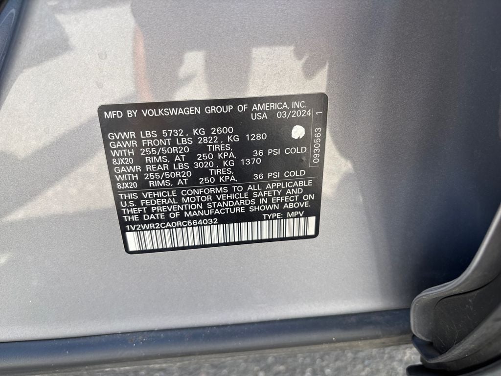 2024 Volkswagen Atlas 2.0T SE w/Technology