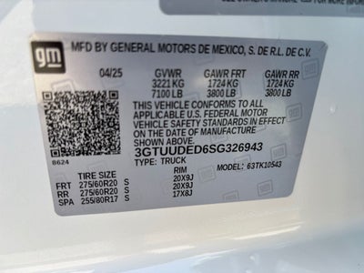 2025 GMC Sierra 1500 SLT