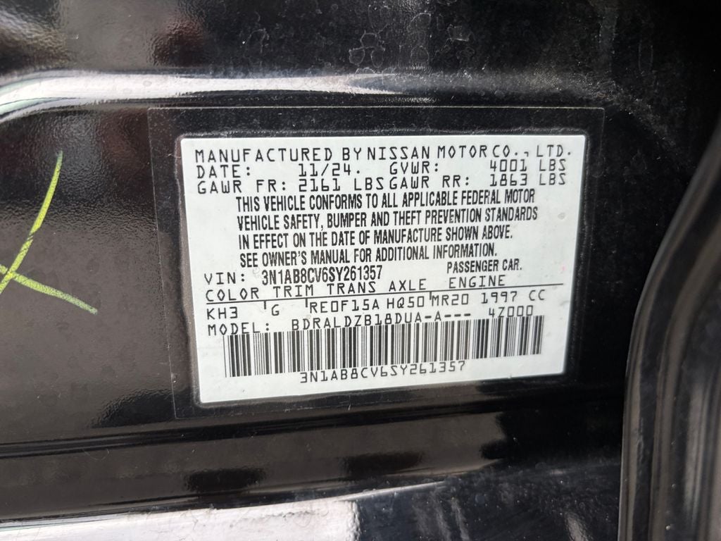 2025 Nissan Sentra SV