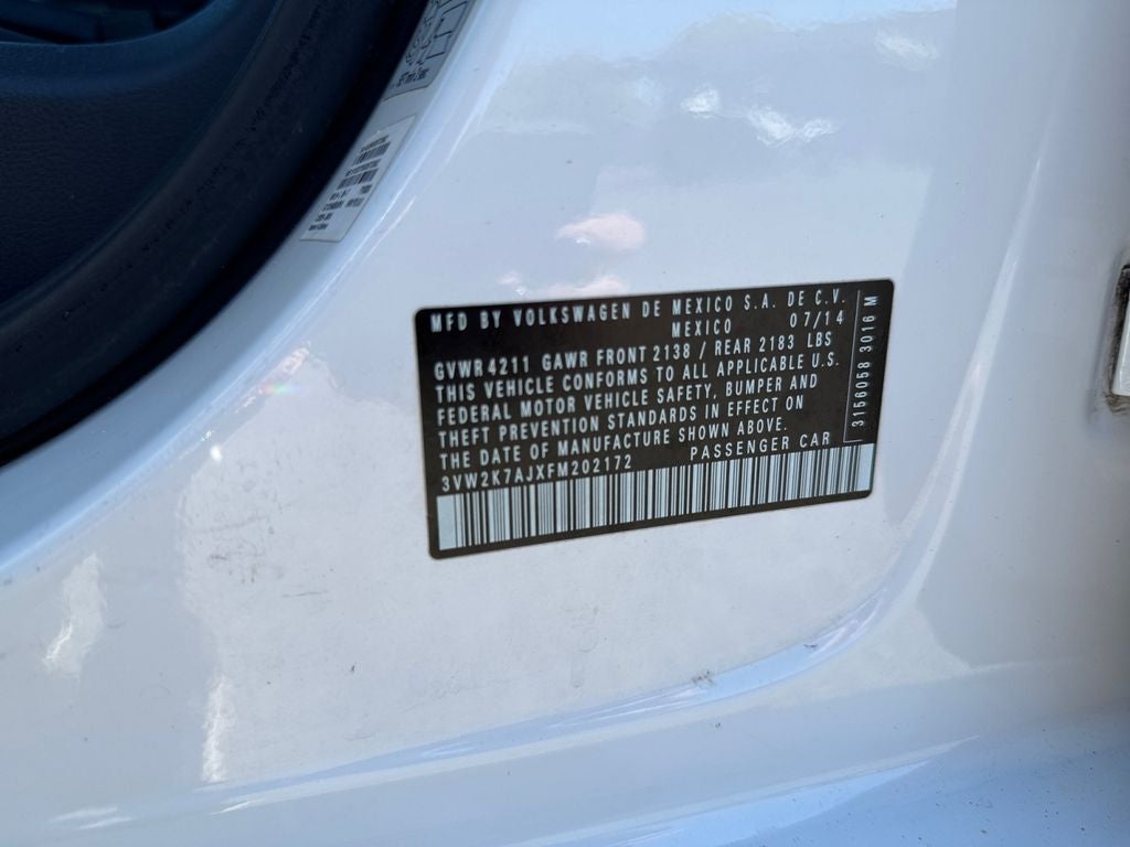 2015 Volkswagen Jetta 2.0L S w/Technology