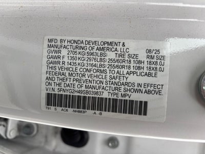 2025 Honda Pilot EX-L+