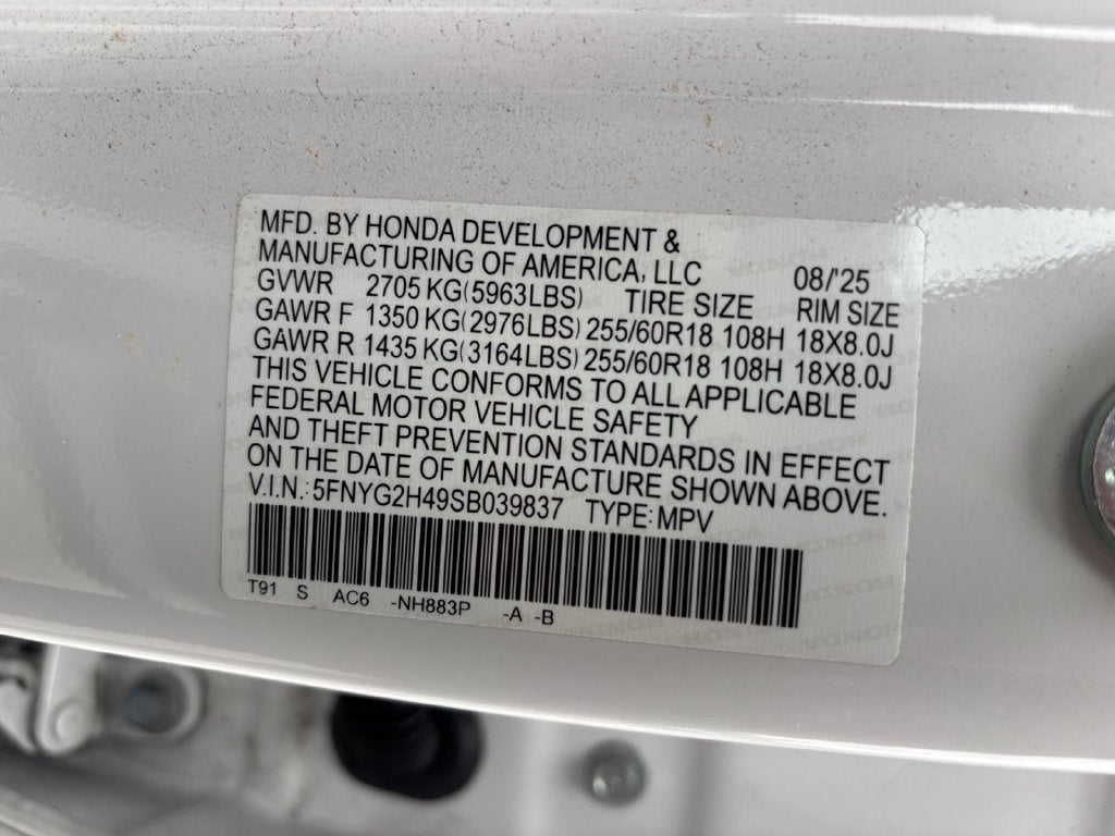 2025 Honda Pilot EX-L+