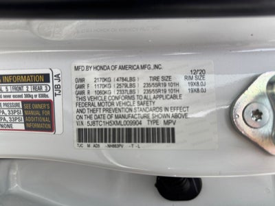 2021 Acura RDX Technology Package LEATHER