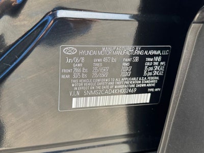 2019 Hyundai Santa Fe SE