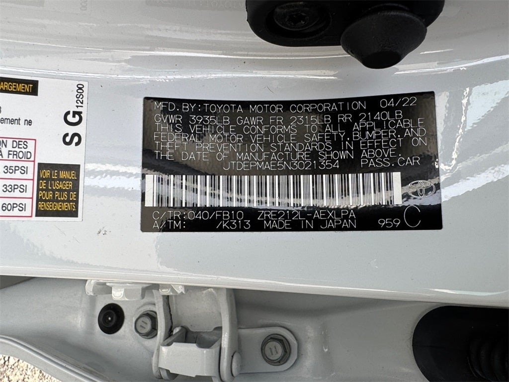 2022 Toyota Corolla LE