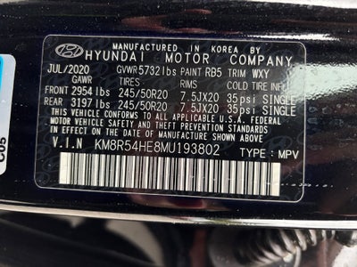 2021 Hyundai Palisade Limited