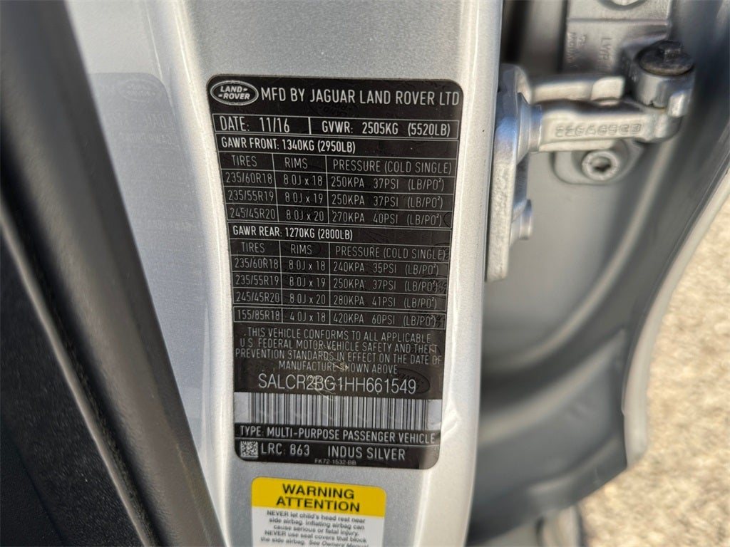 2017 Land Rover Discovery Sport HSE