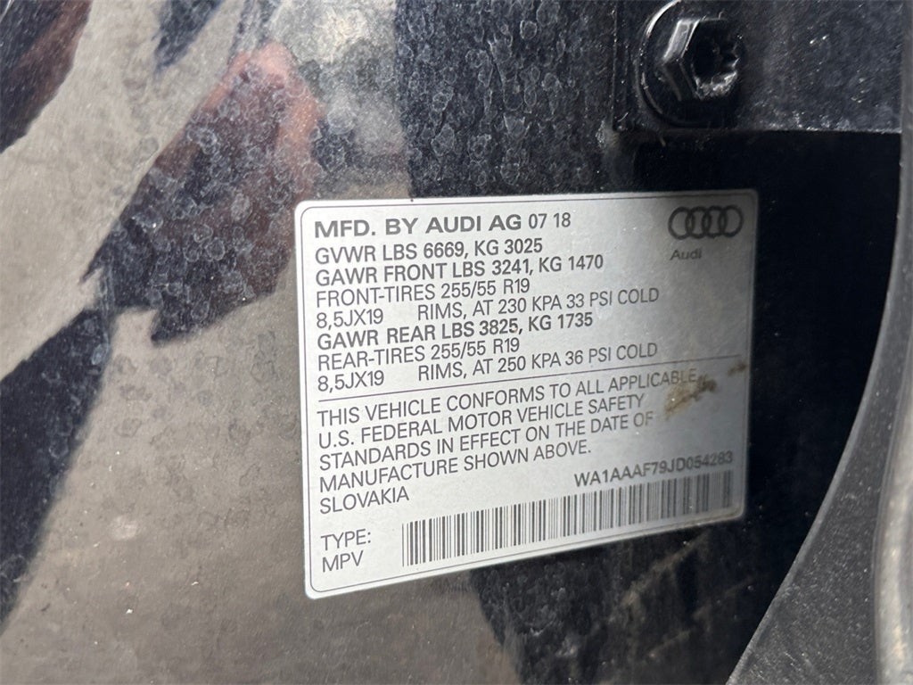 2018 Audi Q7 3.0T Premium quattro