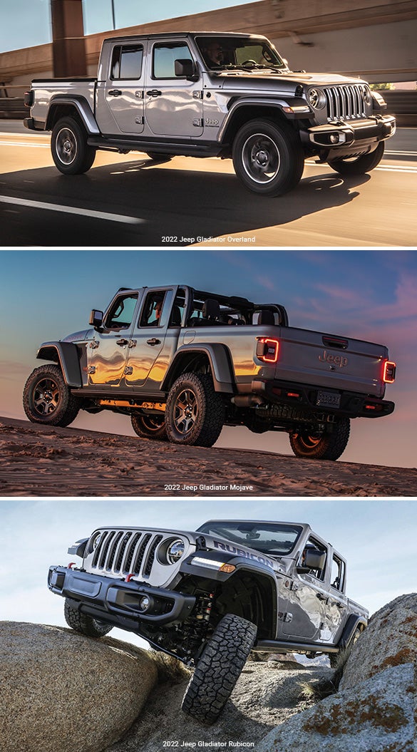 Jeep Gladiator Trim Levels: Comparison, Towing Capacity, and More!