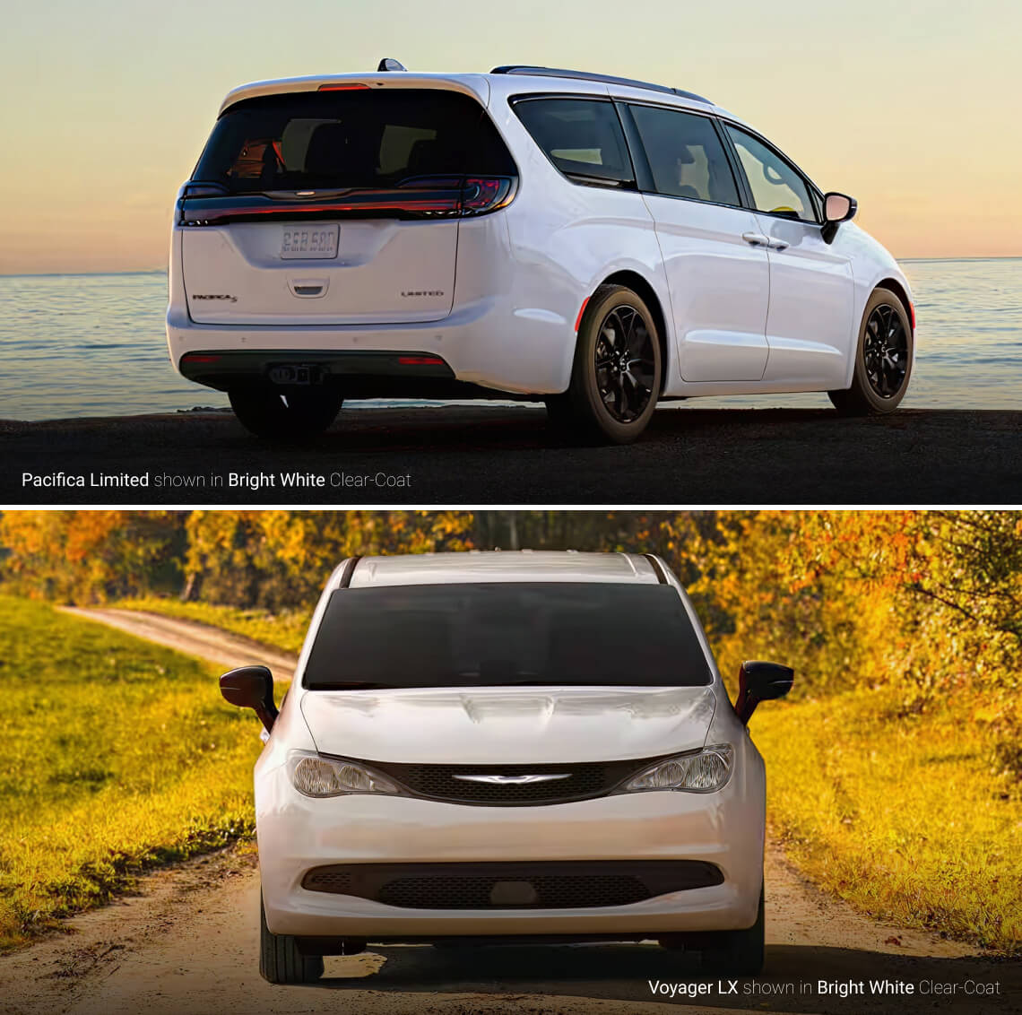 Chrysler Voyager Vs. Pacifca Specs
