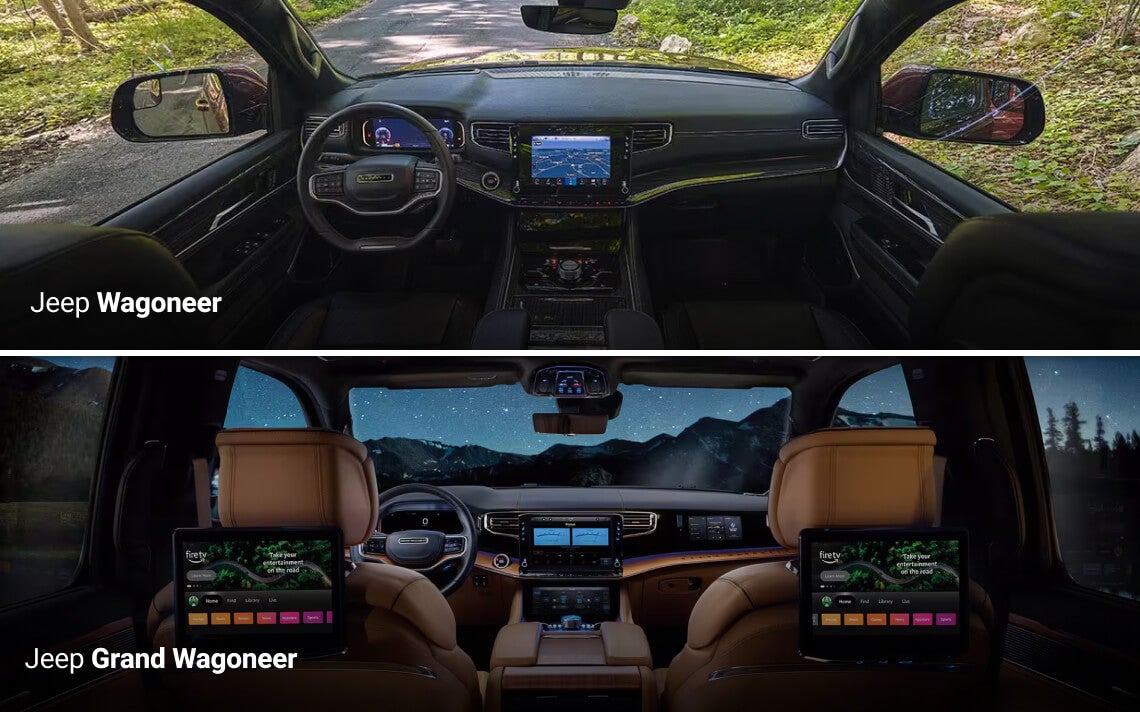 Wagoneer vs. Grand Wagoneer Interior
