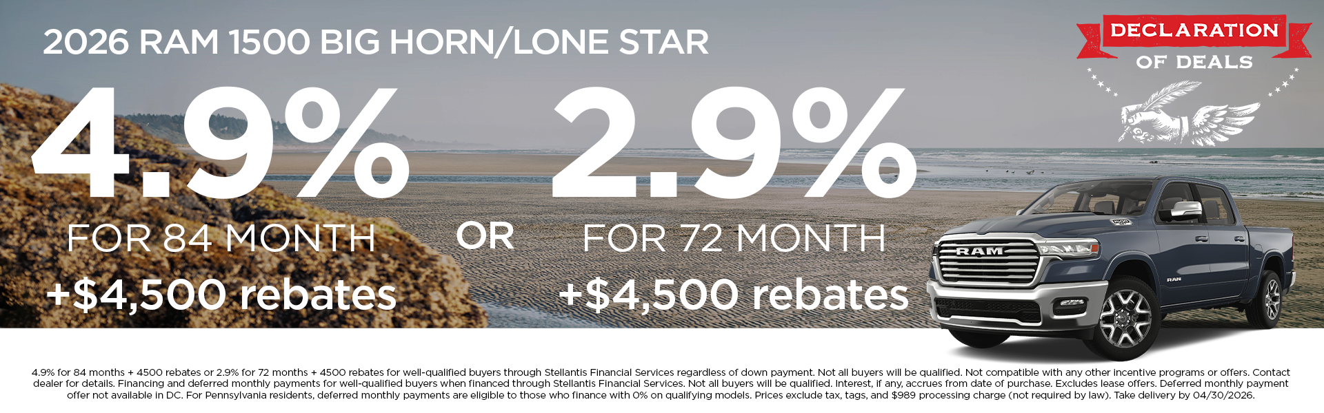 RAM 1500 Big Horn/Lone Star