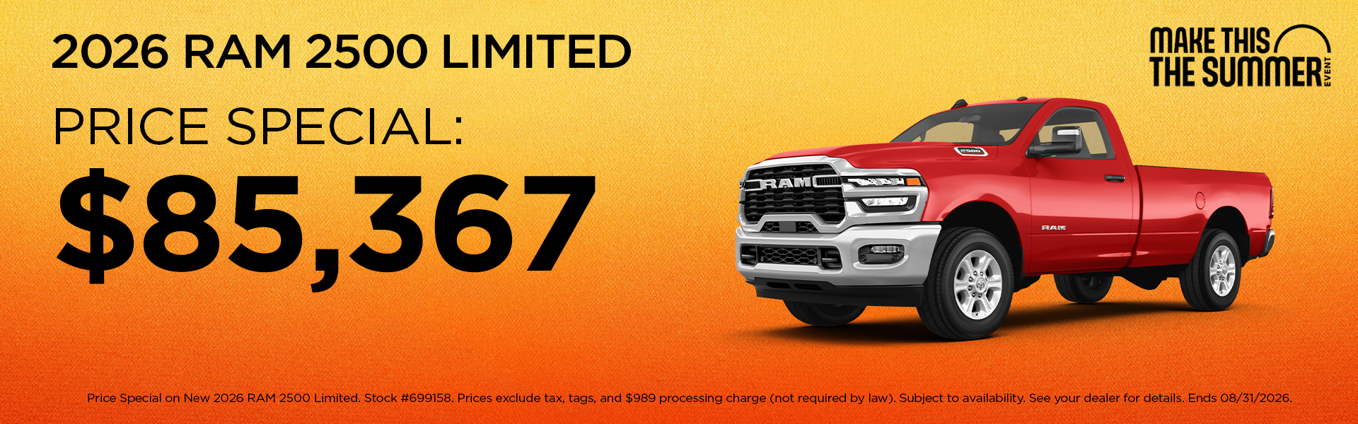 New 2026 RAM 2500 Limited