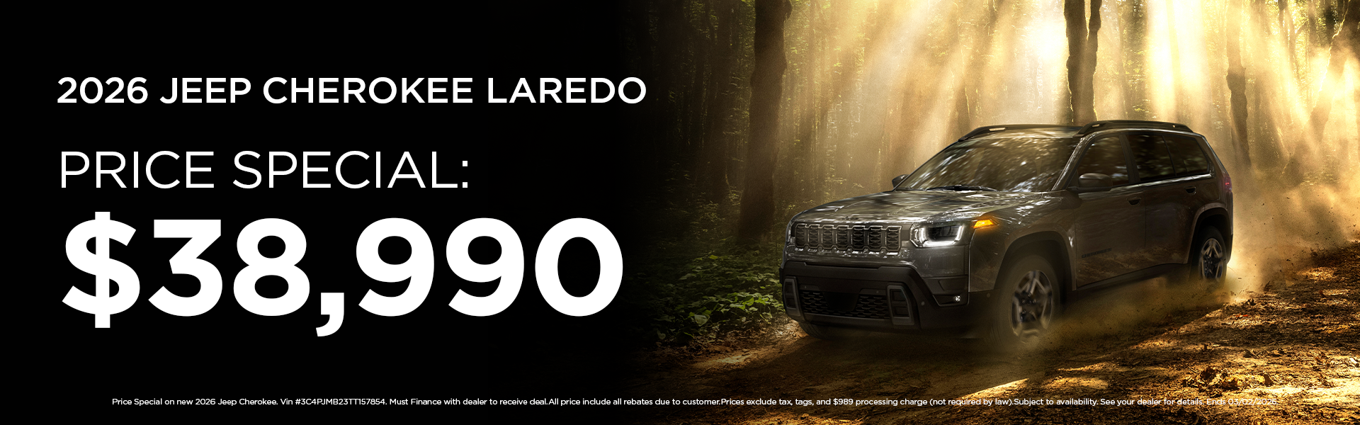 New 2026 Cherokee Laredo