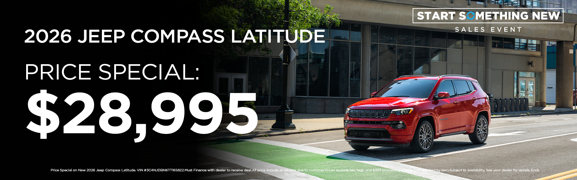 New 2026 Compass Latitude