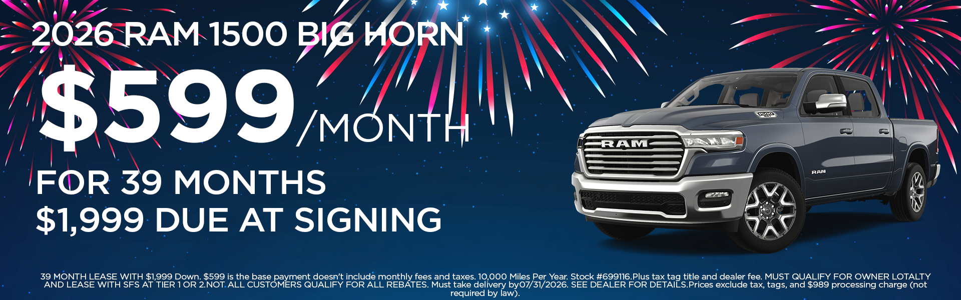New 2026 RAM 1500 Big Horn/Lone Star