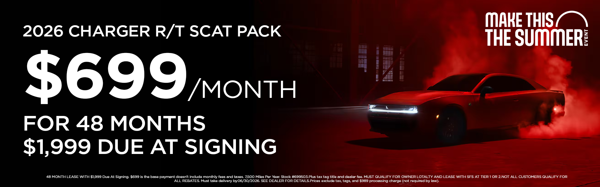 New 2026 Charger R/T Scat Pack