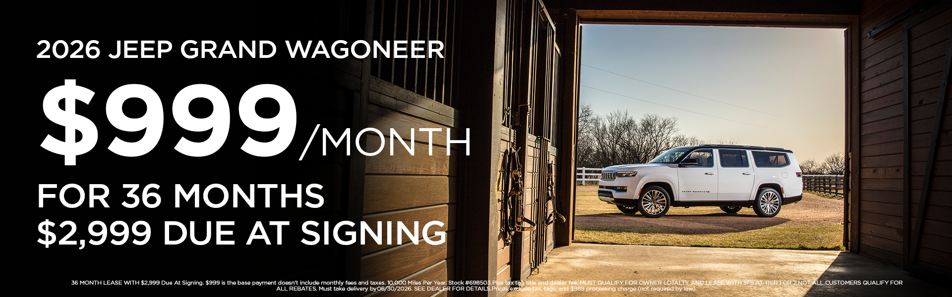 New 2026 Grand Wagoneer 