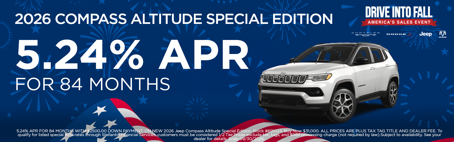 New 2026 Compass Altitude Special Edition