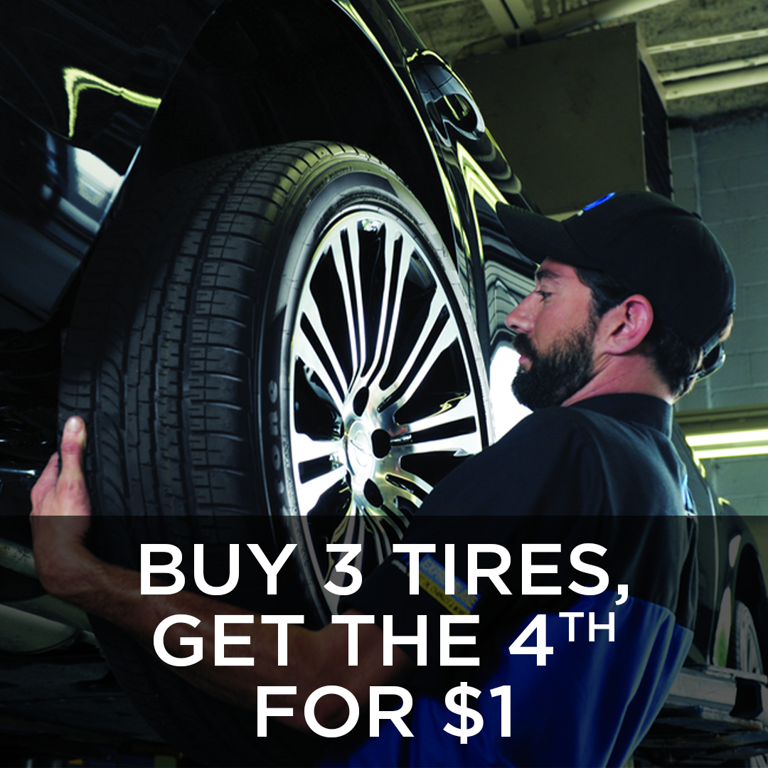 Buy 3 Tires, Get the 4th for $1